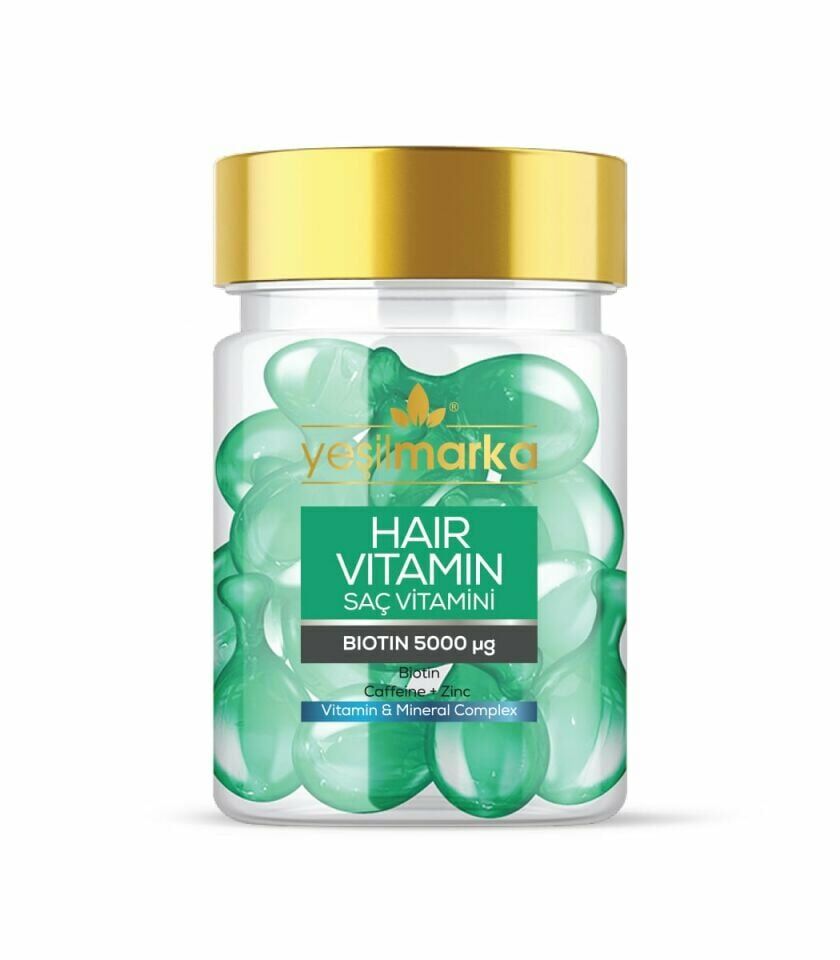 Yeşilmarka Saç Vitamini Biotin Kafein 15 ml