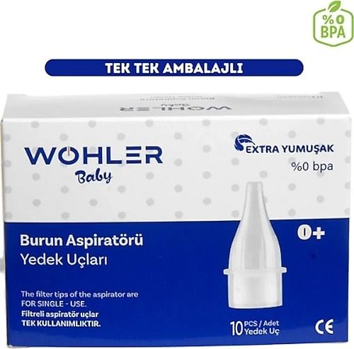 Babyfor Nasal Burun Aspiratör Yedek Uç 10'lu