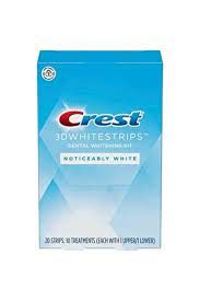 Crest 3D White Noticeably Whitestrips Diş Beyazlatma Bantı 20'li 10 Adet