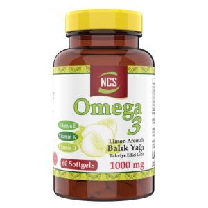 Ncs Omega3 1000 mg Vit K Vit D Vit E 60 Kapsül
