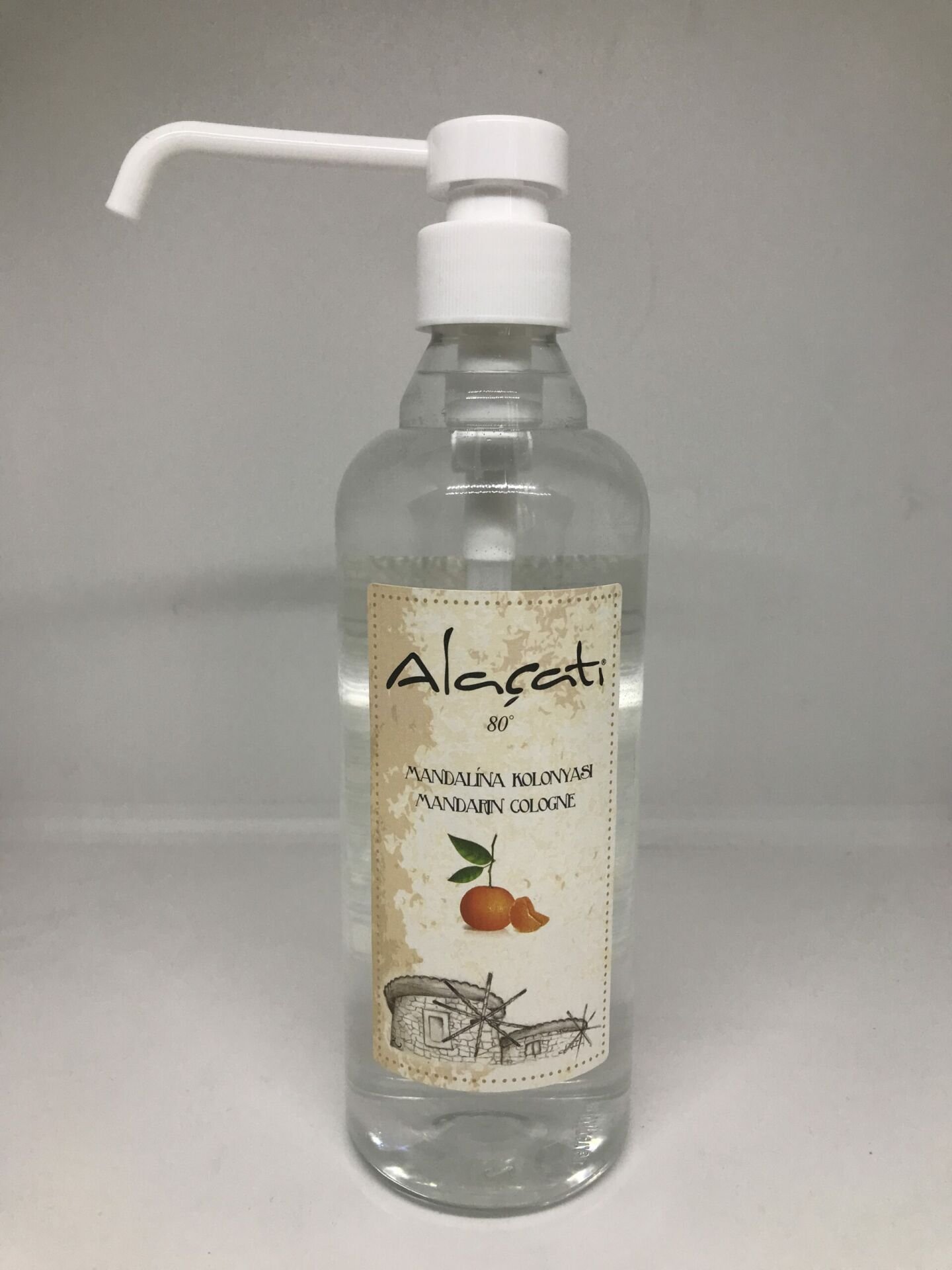 Alaçatı Kolonya Mandalina Pompalı 500 ml