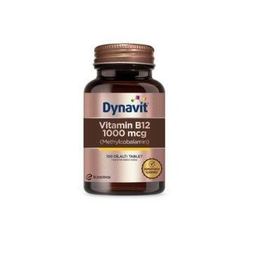 SKT:01/2024 Dynavit Vitamin B12 1000mcg 100 Dilaltı Tablet