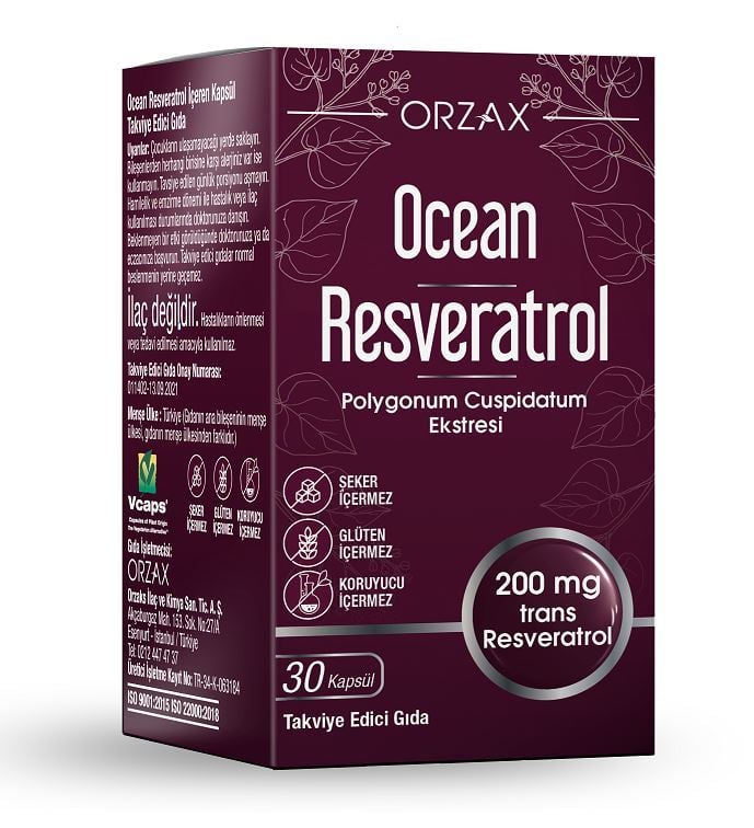 Ocean Resveratrol 200 Mg 30 Kapsul