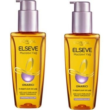 Elseve Yıpranmış Saçlar İçin Mucizevi Saç Bakım Yağı 100 ml + 100 ml