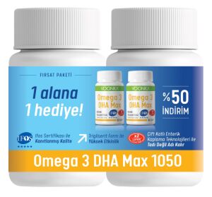 Voonka Omega 3 1050 Mg Dha Max 2Lı Paket