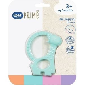 Wee Baby Diş Kaşıyıcı Prime Silikon 3+ Ay - Mavi