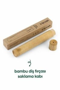 T-brush Bambu Diş Fırçası Taşıma Kabı Seyahat Boy