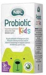 Nbl Probiotic Kids Probiyotik Mikroorganizma İçeren Takviye Edici Gida 30 Tablet