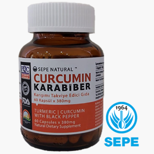 Curcumin Karabiber Kapsül 60 x 380 mg