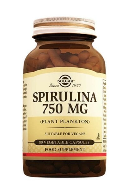 Solgar Spirulina 750 Mg 80 Tablet