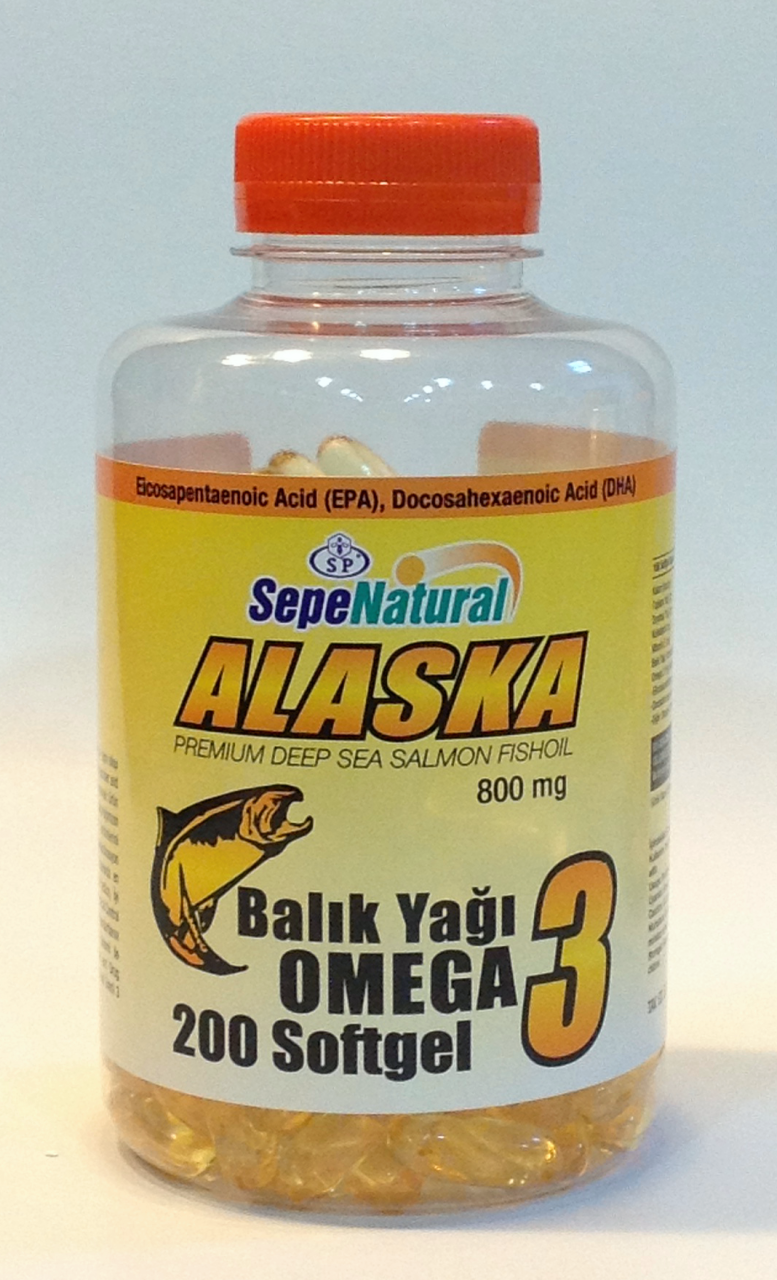 Omega 3 Balık Yağı 200 Softgel Kapsül 800 mg
