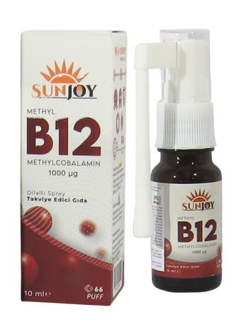 Sunjoy Methyl B12 Takviye Edici Dilaltı Sprey 10 ml