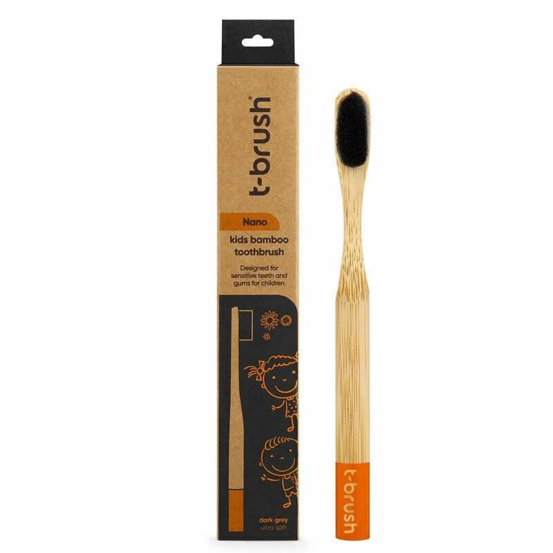 T-Brush Nano Çocuk Diş Fırçası Ultra Soft Siyah