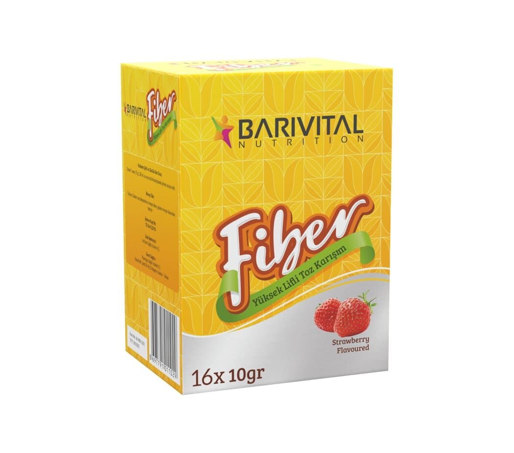 Barivital Fiber Yüksek Lifli Toz Karışım 16 Saşe