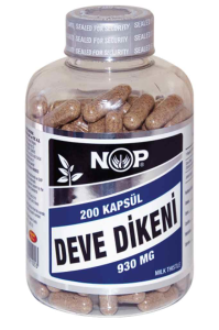 NOP Devedikeni 200 Kapsül 930 mg Milk Thistle Seed Deve dikeni