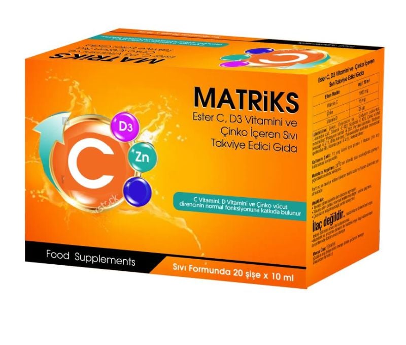 Matrıks Lıkıd Ester C D3 Zn 20 Sase