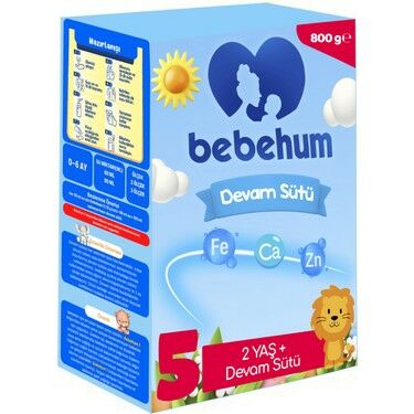 Bebehum 5 Devam Sütü 2 Yaş+ 800 gr