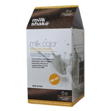 Milk Shake Milk Color Kalıcı Saç Boyası Koyu Kumral Egzotik 6E