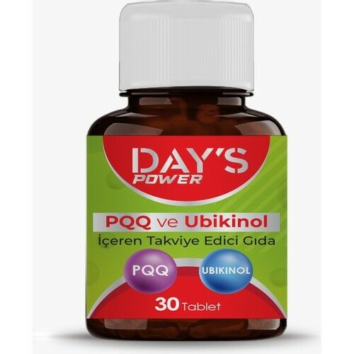 Day's Power PQQ ve Koenzim Q10 30 Tablet 6,9 gr