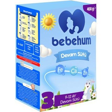 Bebehum 3 Devam Sütü 9-12 Ay 400 gr