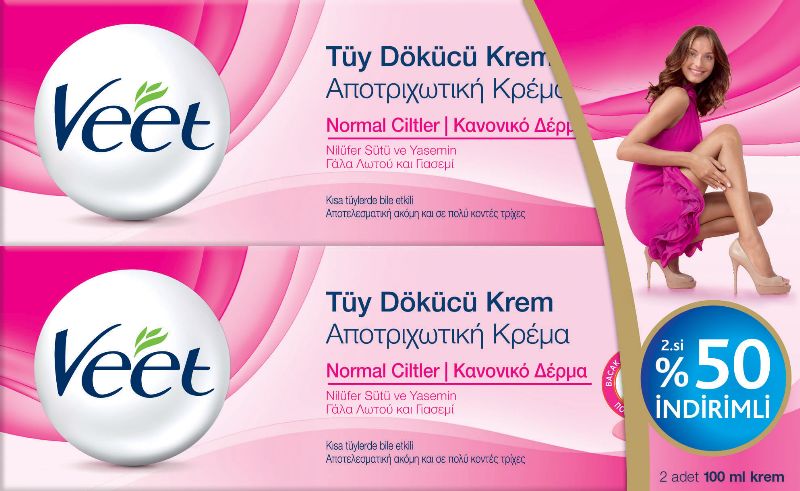 Veet Tüy Dök.Krem 2X100Ml Normal