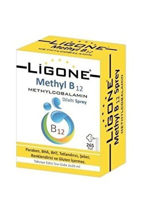 Ligone Methyl B12 Methylcobalamin Dilaltı Sprey 2'li 20 ml