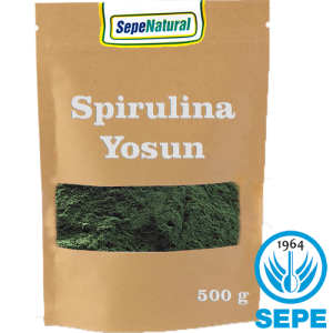 Toz Spirulina 500 gr Gıdaya Uygun Analizli Siprulina Yosun