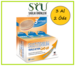 3 AL 2 ÖDE SUSTENİUM TRİPLE ACTİON 30 TABLET