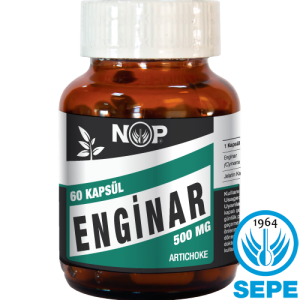 NOP Enginar 60 Kapsül 500 mg Artichoke 60 Kapsül