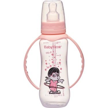 Healpoint Ingaa Kulplu PP Biberon Pembe 250 ml