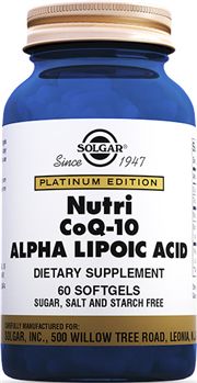 Solgar Nutri-Nano Coq-10 Alpha Lipoic Acid 60 Kapsül