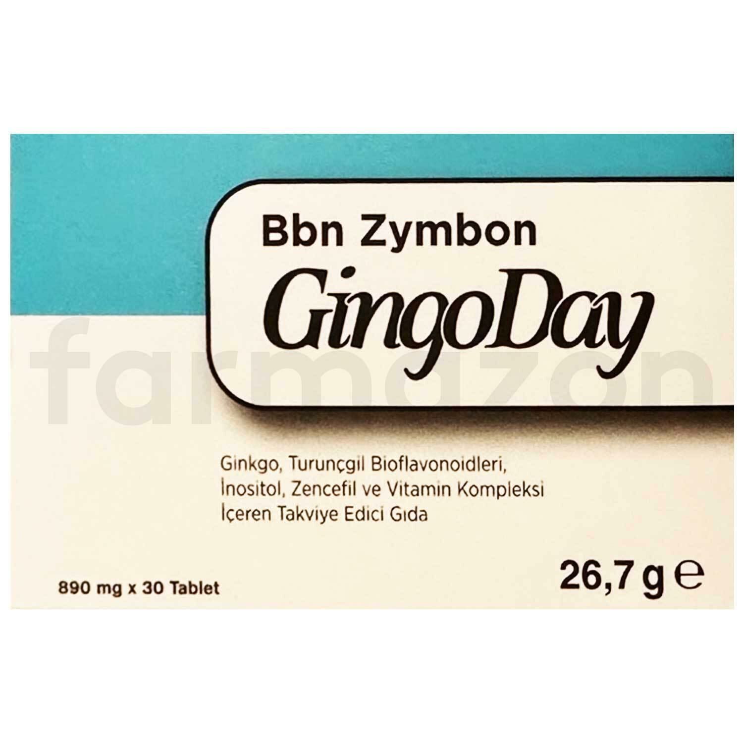 Bbn Zymbon Gıngoday 30 Tablet