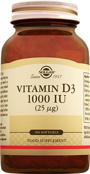 Solgar Vitamin D3 1000 İu 100 Kapsül