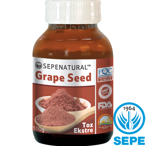 Grape Seed Extract Üzüm Çekirdeği Ekstrakt Ekstresi 100 gr