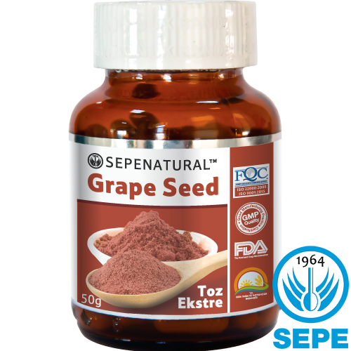 Grape Seed Extract Üzüm Çekirdeği Ekstrakt Ekstresi 50 gr