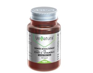 VeNatura Demir Bisglisinat ve Ester-C Vitamin C 90 Kapsül