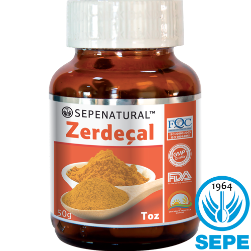 Zerdeçal Toz 50 gr Turmeric Öğütülmüş Zerdeçal Kök Toz Zerdeçal