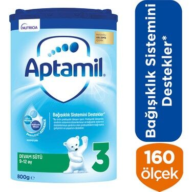 Aptamil 3 Akıllı Kutu Devam Sütü 9-12 Ay 800 gr