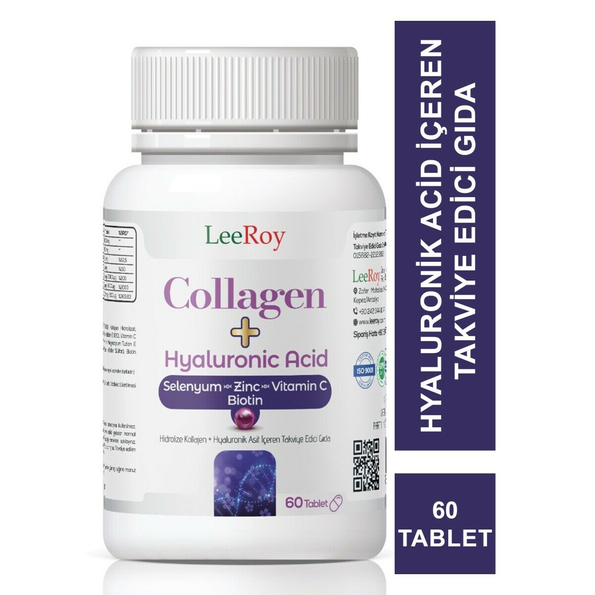 Leeroy Collagen Hyaluronic Acid 60 Tablet