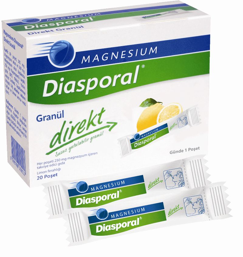 Magnesium Diasporal Direkt 20 Poşet Granül