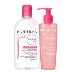 Bioderma Sensibio H2O 500ml + Sensibio Mild Cleansing Foaming Gel 200ml