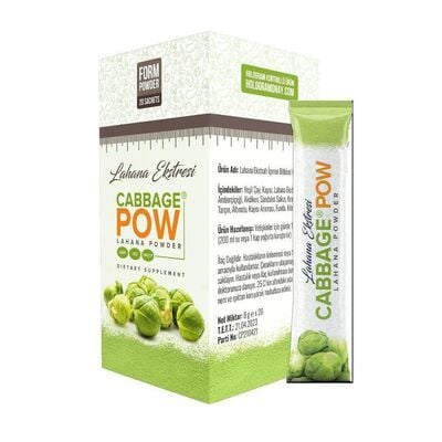 Lahana Ekstresı Cabbage Pow 160 Gr 20 Sase