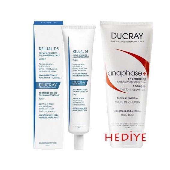 Ducray Kelual DS Krem 40 ml (Ducray anaphase 100ml HEDİYE)