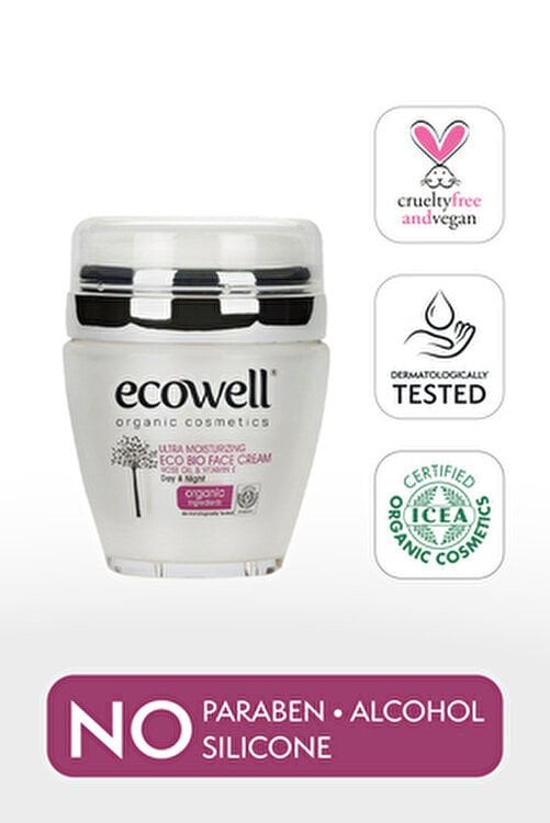 Ecowell Organik Ultra Nemlendirici Yüz Bakım Kremi 50 ml