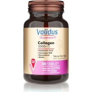 Validus Collagen 1000 mg + Resveratrol + Hyaluronik Asit 30 Tablet