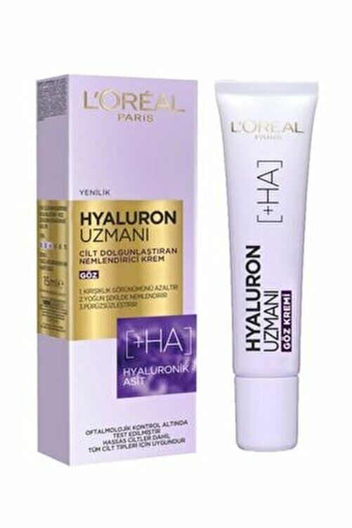 L'Oreal Paris Hyaluron Uzmanı Cilt Dolgunlaştıran Nemlendirici Göz Kremi 15 ml