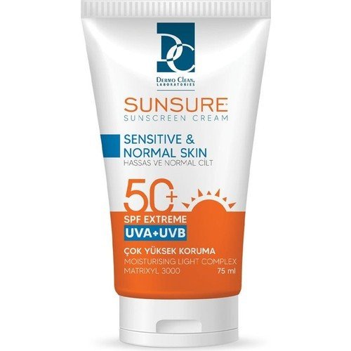 Sunsure 50 Spf Hassas Normal Cılt 75 Ml Dermo Clean
