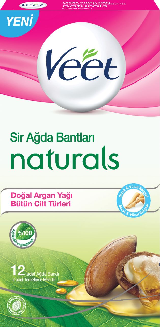 Veet Sır Ağda Bantları Bütün Ciltler İçin