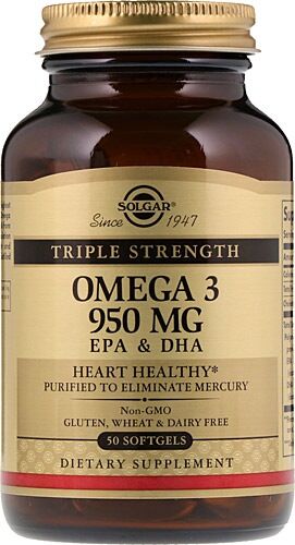 Solgar Omega-3 950 mg 50 Kapsül