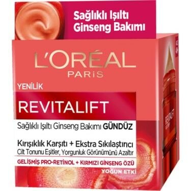 L'Oreal Paris Revitalift Ginseng Bakımı Gündüz Kremi Sağlıklı Işıltı 50 ml